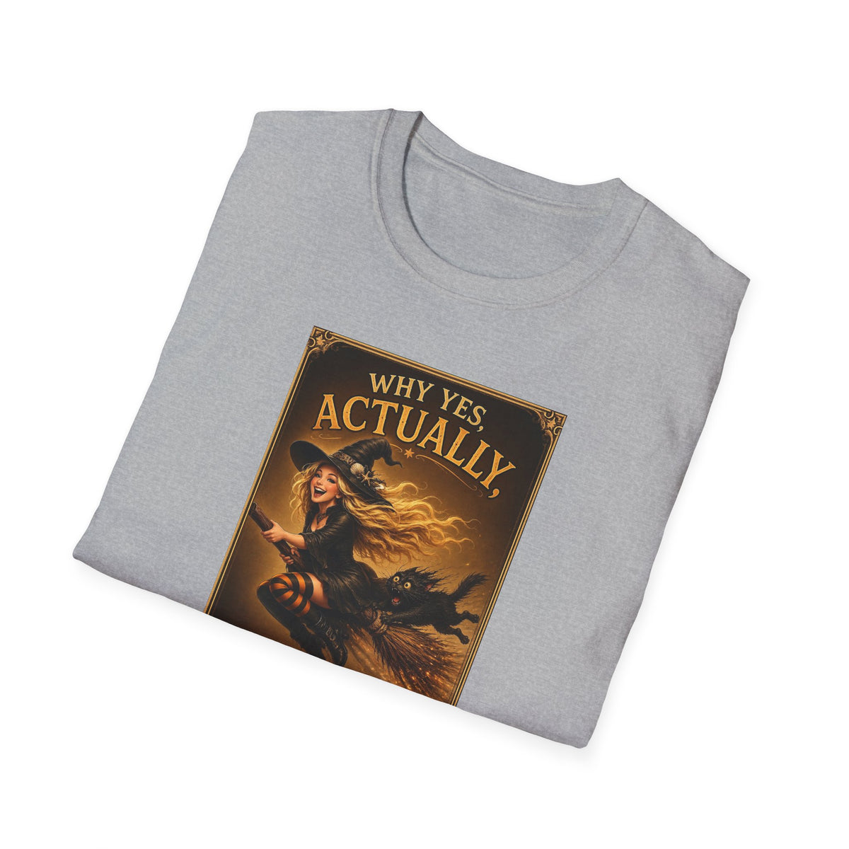 Witchy Vintage Tee — "Why Yes, Actually, I Can Drive a Stick"