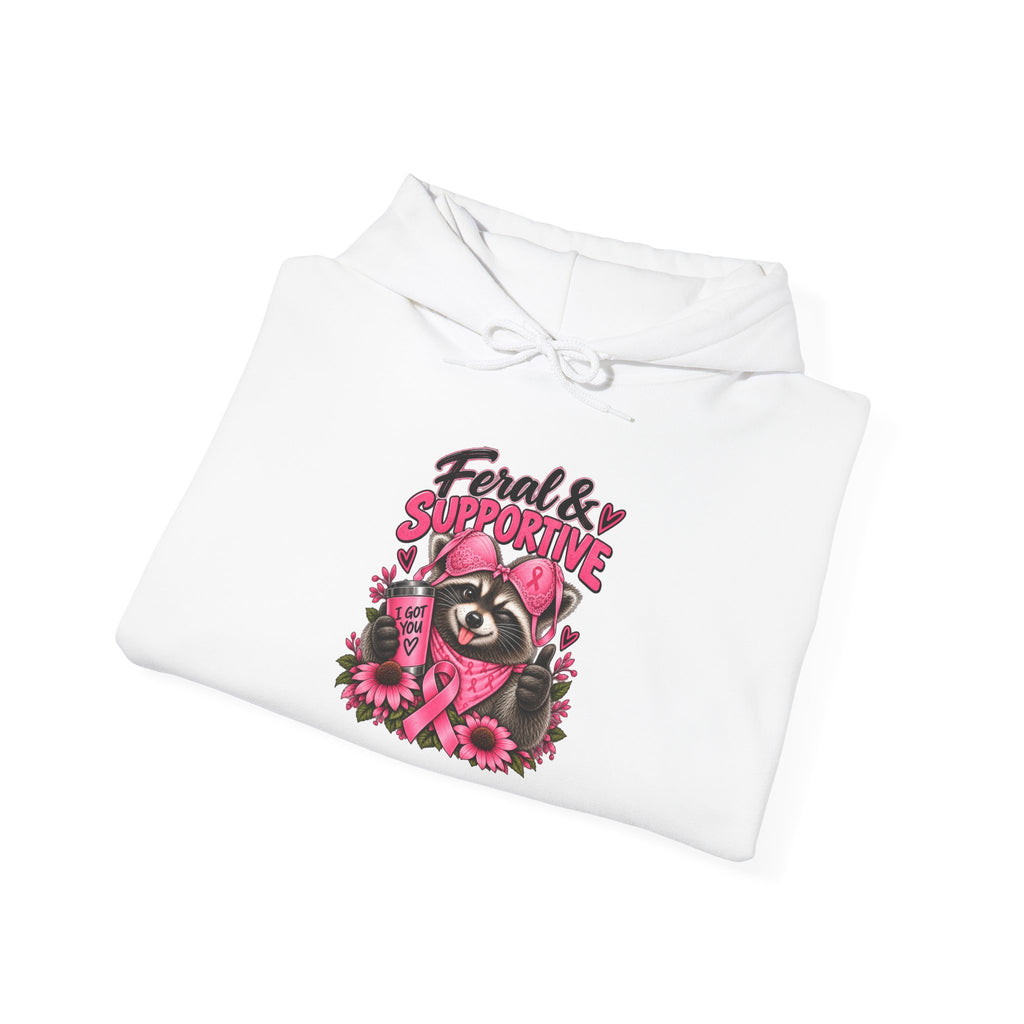 Feral & Supportive Raccoon Hoodie