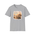 Beach Chair Tee - "Some coffee, Less People, More Magic" Relaxed Coastal T-Shirt