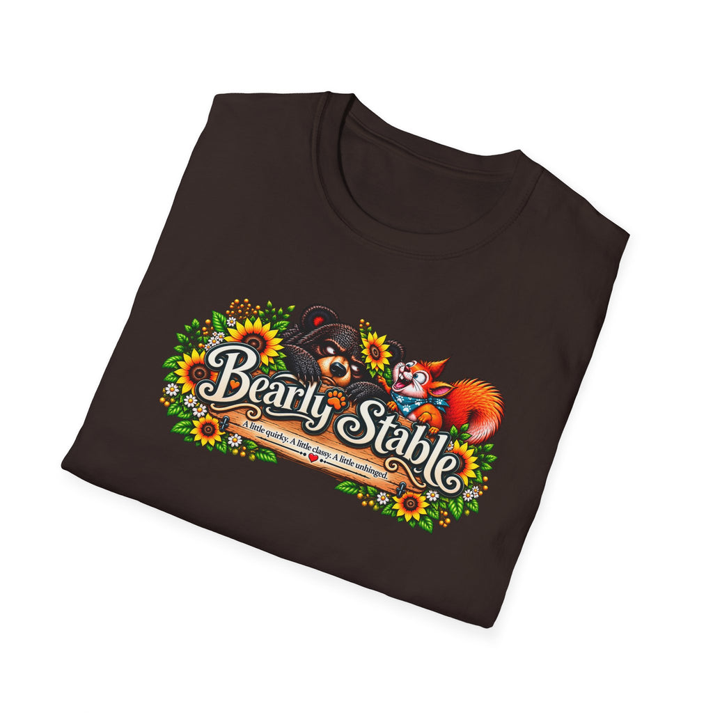 Bearly Stable Floral Graphic Tee