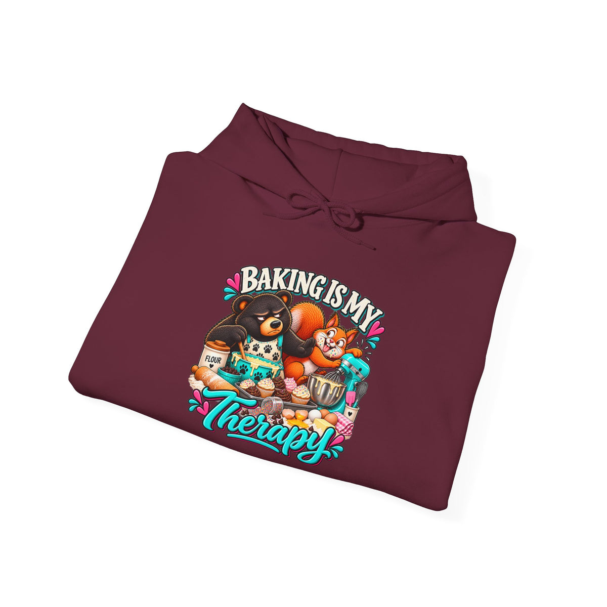 Baking Is My Therapy Hoodie