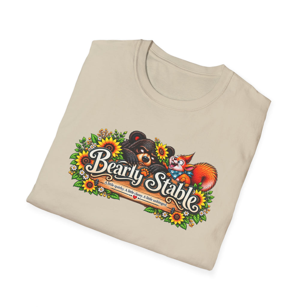 Bearly Stable Floral Graphic Tee