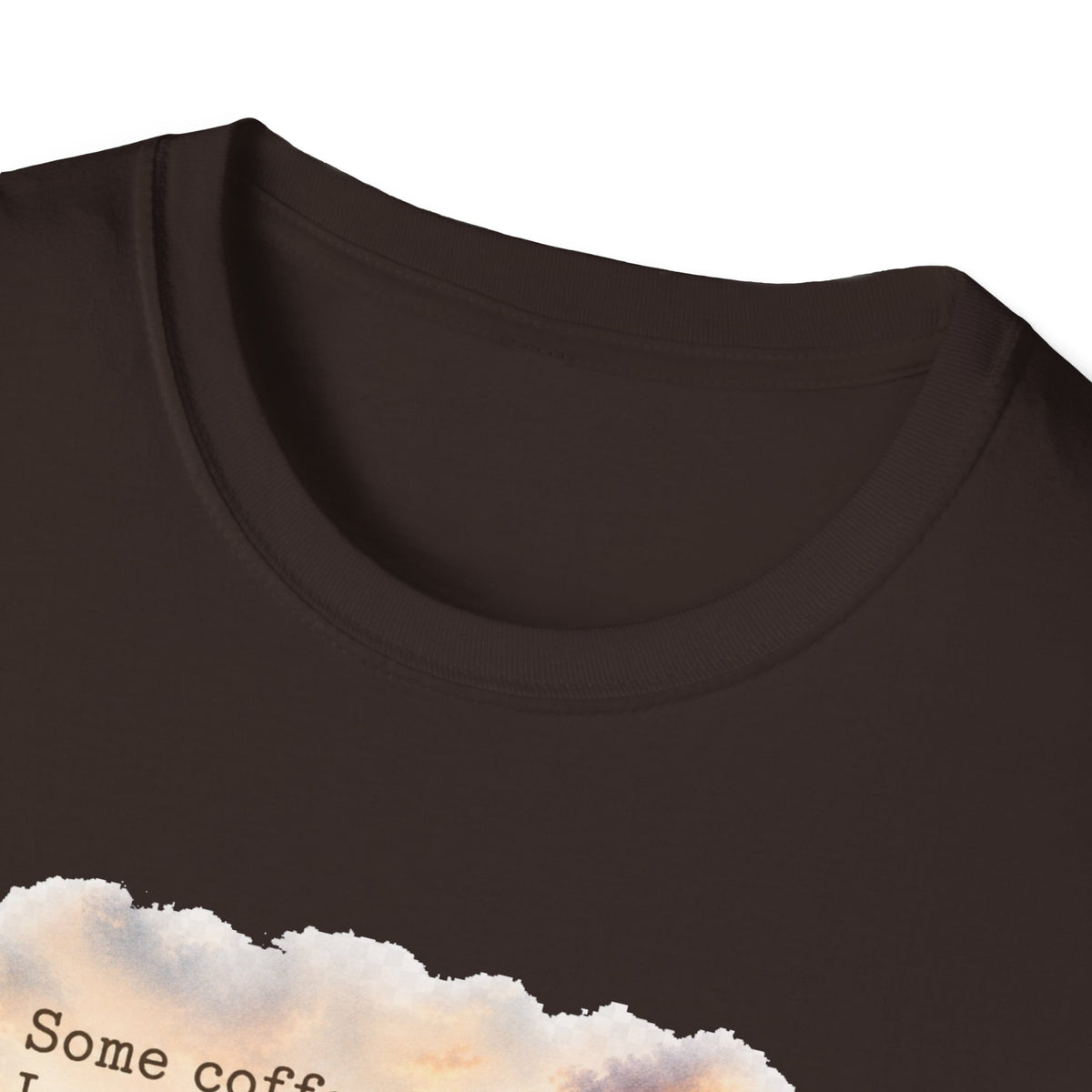 Beach Chair Tee - "Some coffee, Less People, More Magic" Relaxed Coastal T-Shirt